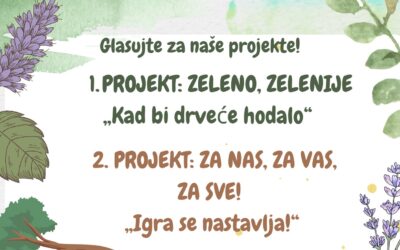 Glasujte za školske projekte!