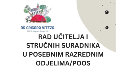 Stručni skup: Rad učitelja i stručnih suradnika u posebnim razrednim odjelima/POOS