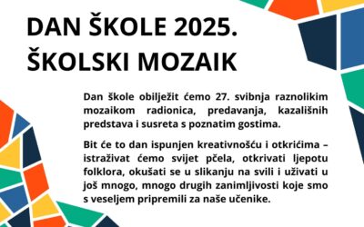 Dan škole – obavijest